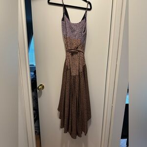 Hutch patterned wrap dress